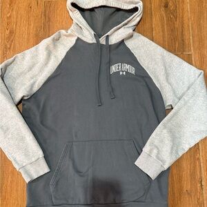 Under Armour Charcoal and Heather Gray Hoodie - men’s large